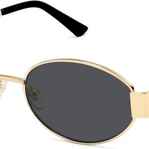 Retro Oval Sunglasses for Women Trendy Classic Shades UV400 Protection